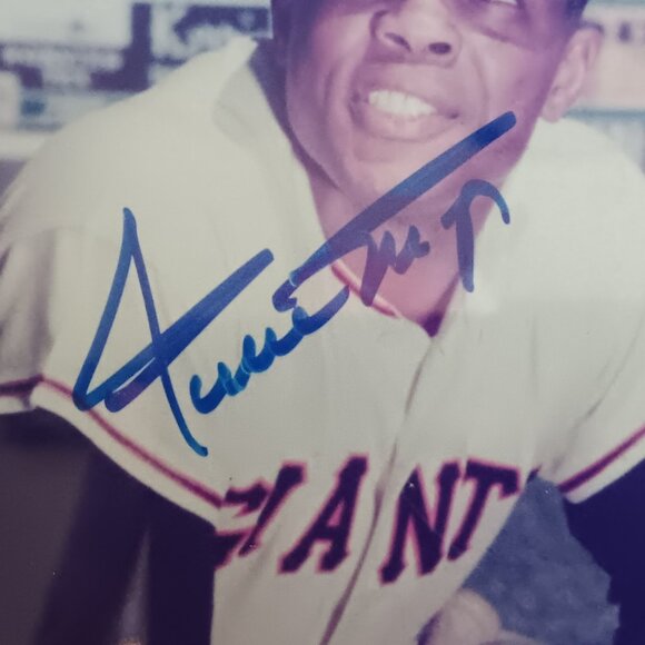 Rare! Willie Mays Signed Limited Edition Certified Plaque - Picture 5 of 7